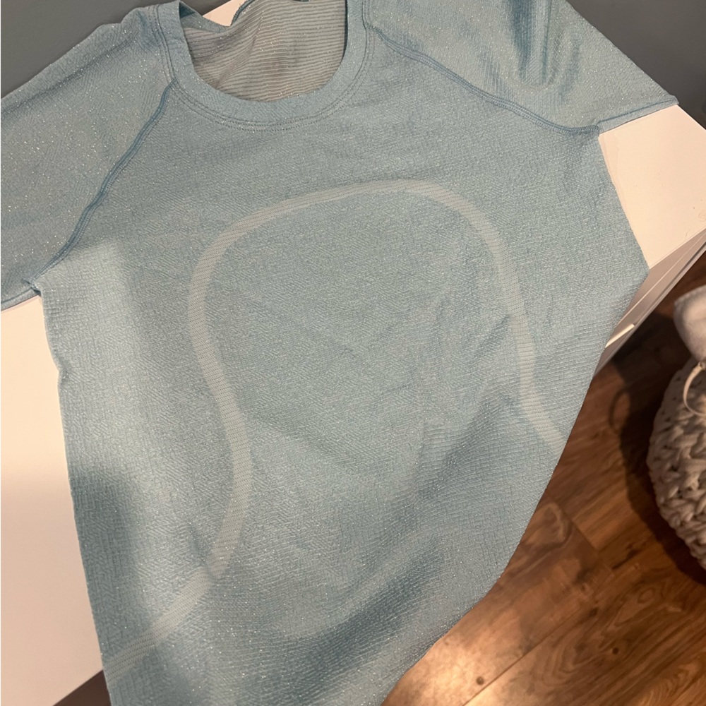 Light Blue Athletic Top